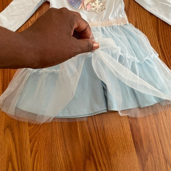 🎈🎈🎈Disney Frozen Blue Princess Dress Size 5 - Picture 6 of 8